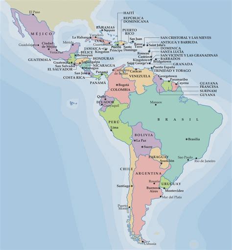 paises da america latina